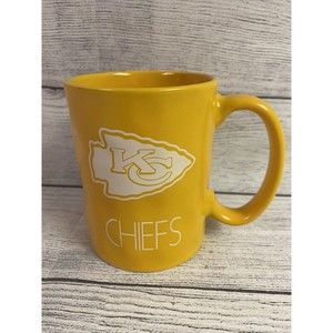 Kansas City Chiefs NFL 16 Oz  Coffee Mug Cup Logo Brands New Yellow! FAST SHIP!!